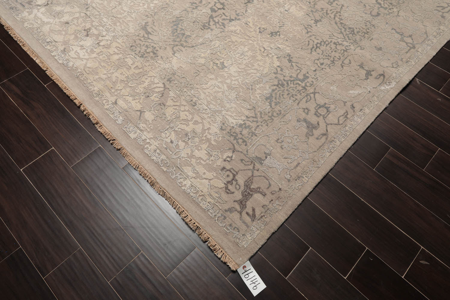 9x12 Beige, Gray, Tan Color Hand Knotted Sherpa 100% Wool Modern & Contemporary Oriental Rug