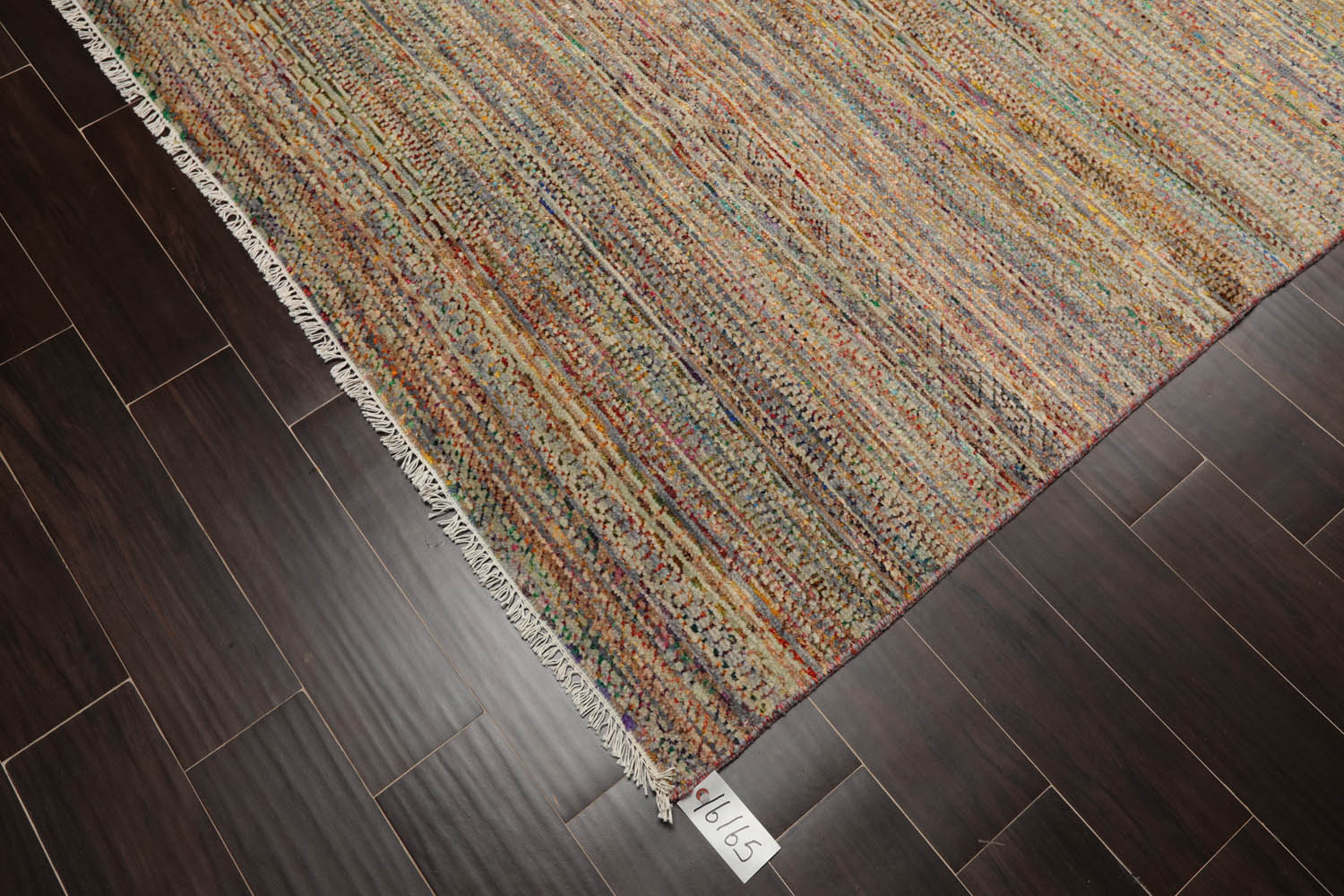 8x10 Tan, Beige, Turquoise Color Hand Knotted  100% Wool Modern Oriental Rug