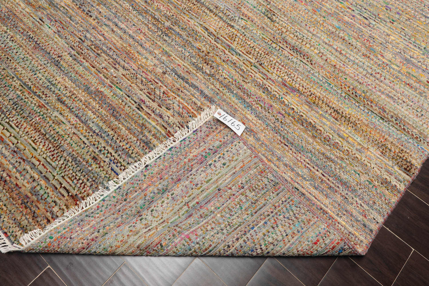 8x10 Tan, Beige, Turquoise Color Hand Knotted  100% Wool Modern Oriental Rug