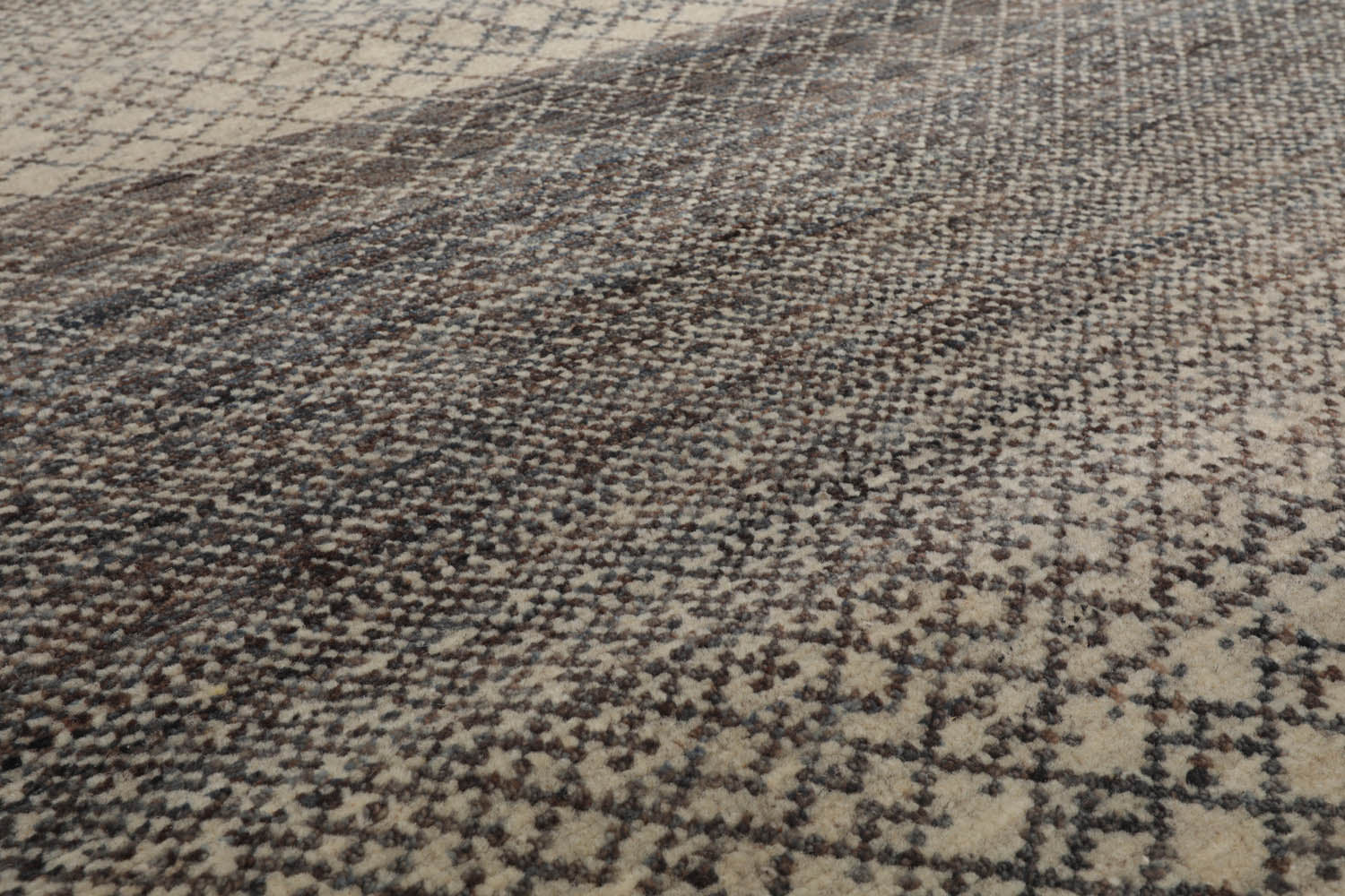 8x10 Beige, Gray, Brown Color Hand Knotted  Wool & Bamboo Silk Modern Oriental Rug