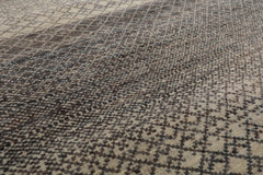 8x10 Beige, Gray, Brown Color Hand Knotted  Wool & Bamboo Silk Modern Oriental Rug