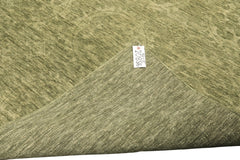 5x8 Tone on Tone Sage, , Color Hand Knotted Tibetan Wool Transitional Oriental Rug