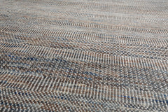 8x10 Tan, Gray, Brown Color Hand Knotted  100% Wool Modern Oriental Rug