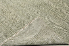 Multi Size Sage Ivory Color Hand Knotted Tibetan Wool & Bamboo Silk Contemporary Oriental Rug