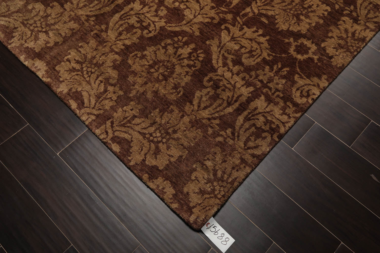 6x9 Brown, Beige, Tan Color Hand Knotted  100% Wool Transitional Oriental Rug