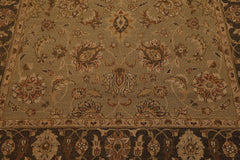 6x9 Champaign, Gray, Brown Color Hand Knotted  100% Wool Traditional Oriental Rug