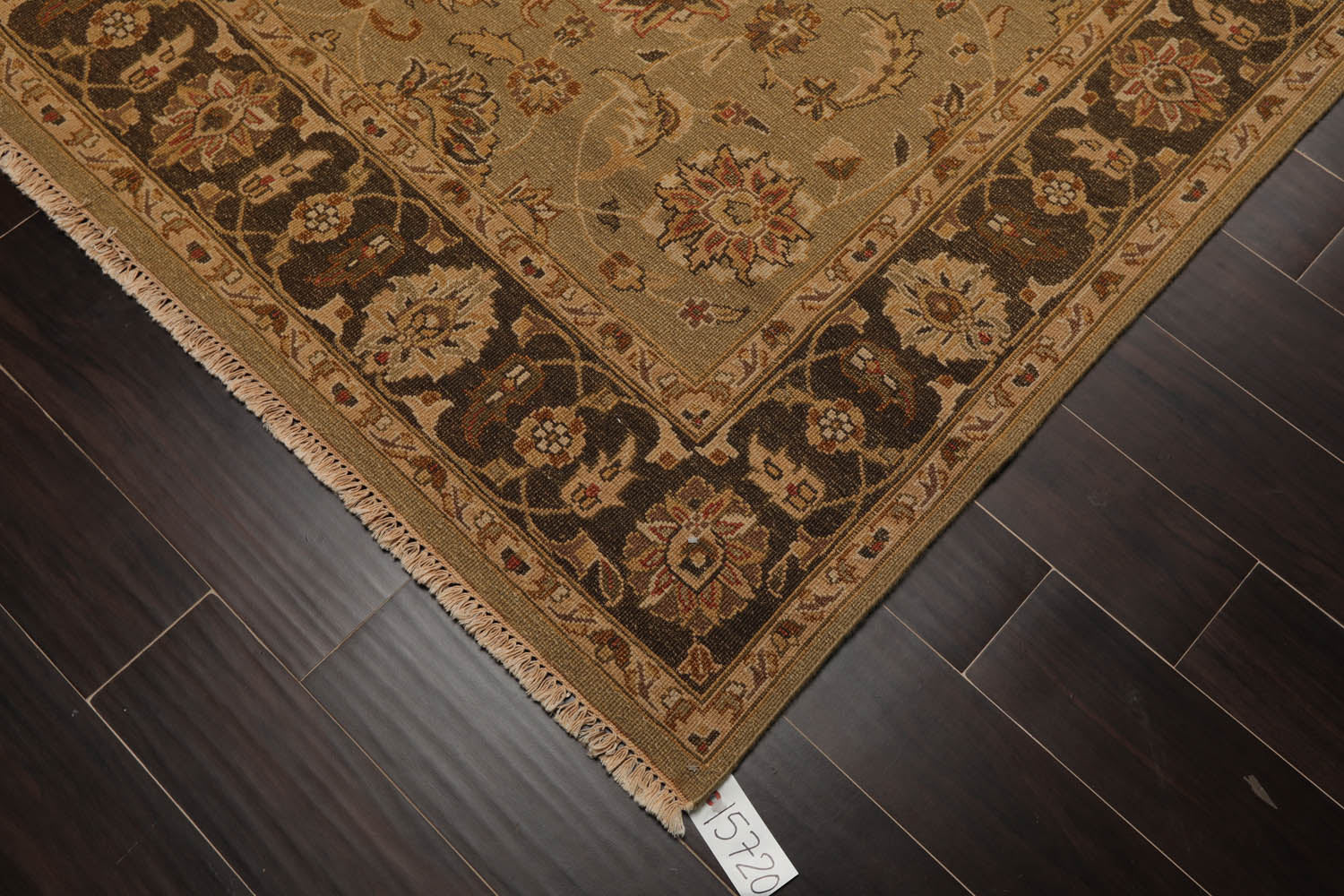 6x9 Champaign, Gray, Brown Color Hand Knotted  100% Wool Traditional Oriental Rug