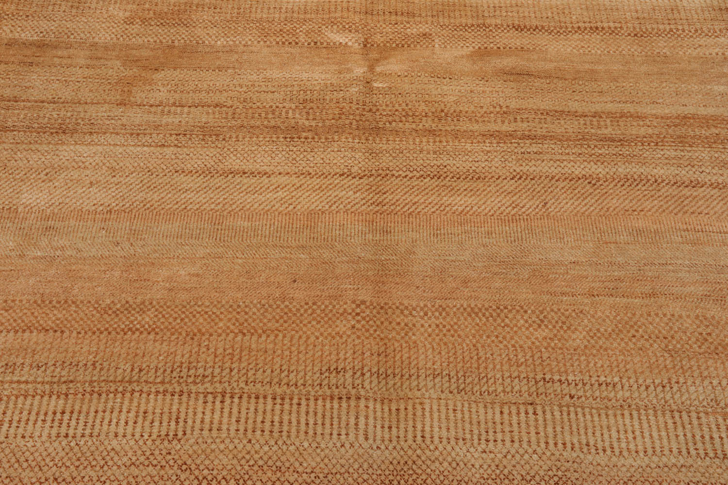 6x9 Brown, Tan, Red Color Hand Knotted  100% Wool Modern Oriental Rug