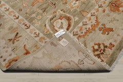 Multi Size Beige Peach Brown Color Hand Knotted Oushak Wool Traditional Oriental Rug