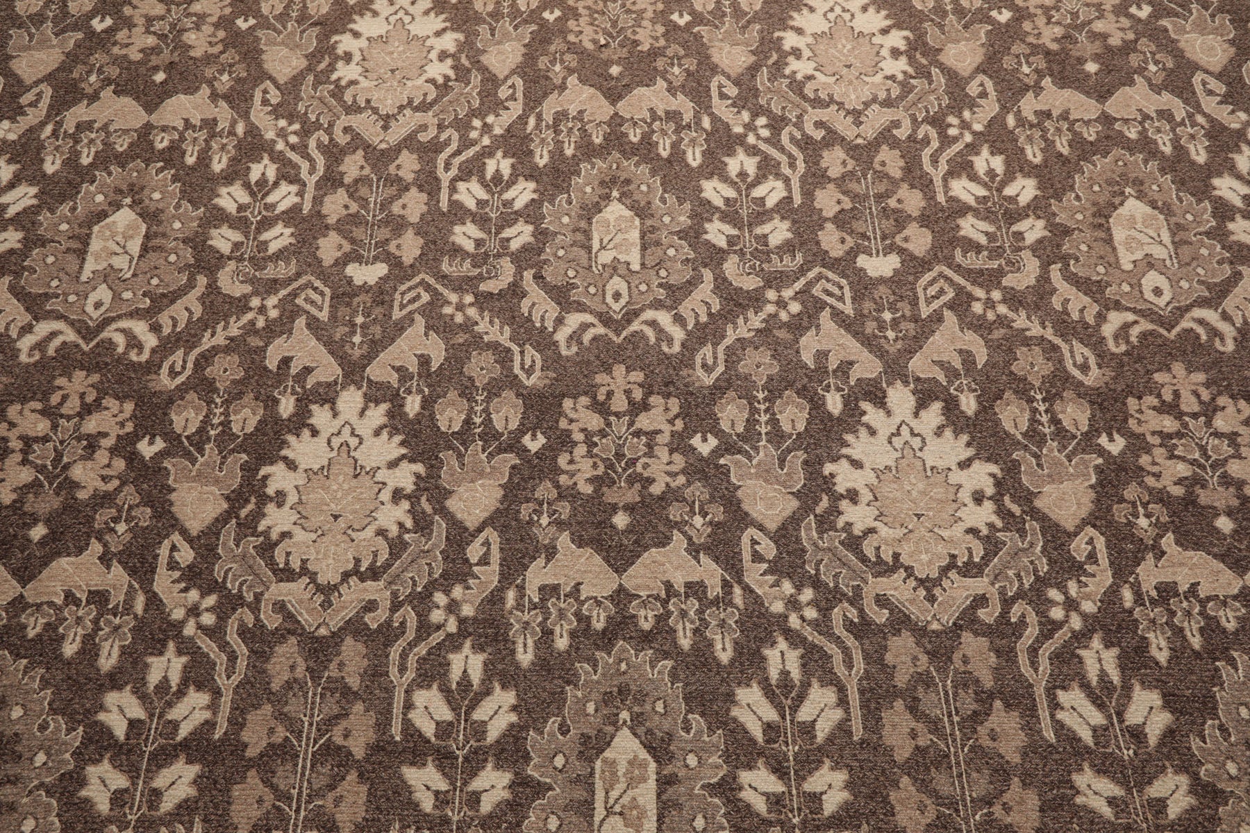Knotted Rug Brown Hand Knotted 10'1''x13'10" Transitional Nourison Nourmak Soumak Reversible Wool Oriental Area Rug
