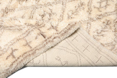 9x12 Ivory, Brown, Color Hand Knotted Moroccan Wool Modern & Contemporary Oriental Rug