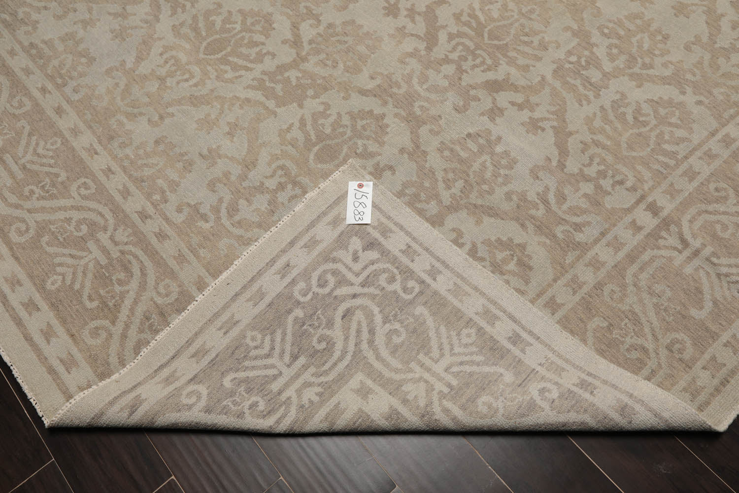 9x12 Gray, , Color Hand Knotted Oushak 100% Wool Traditional Oriental Rug