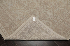 9x12 Gray, , Color Hand Knotted Oushak 100% Wool Traditional Oriental Rug