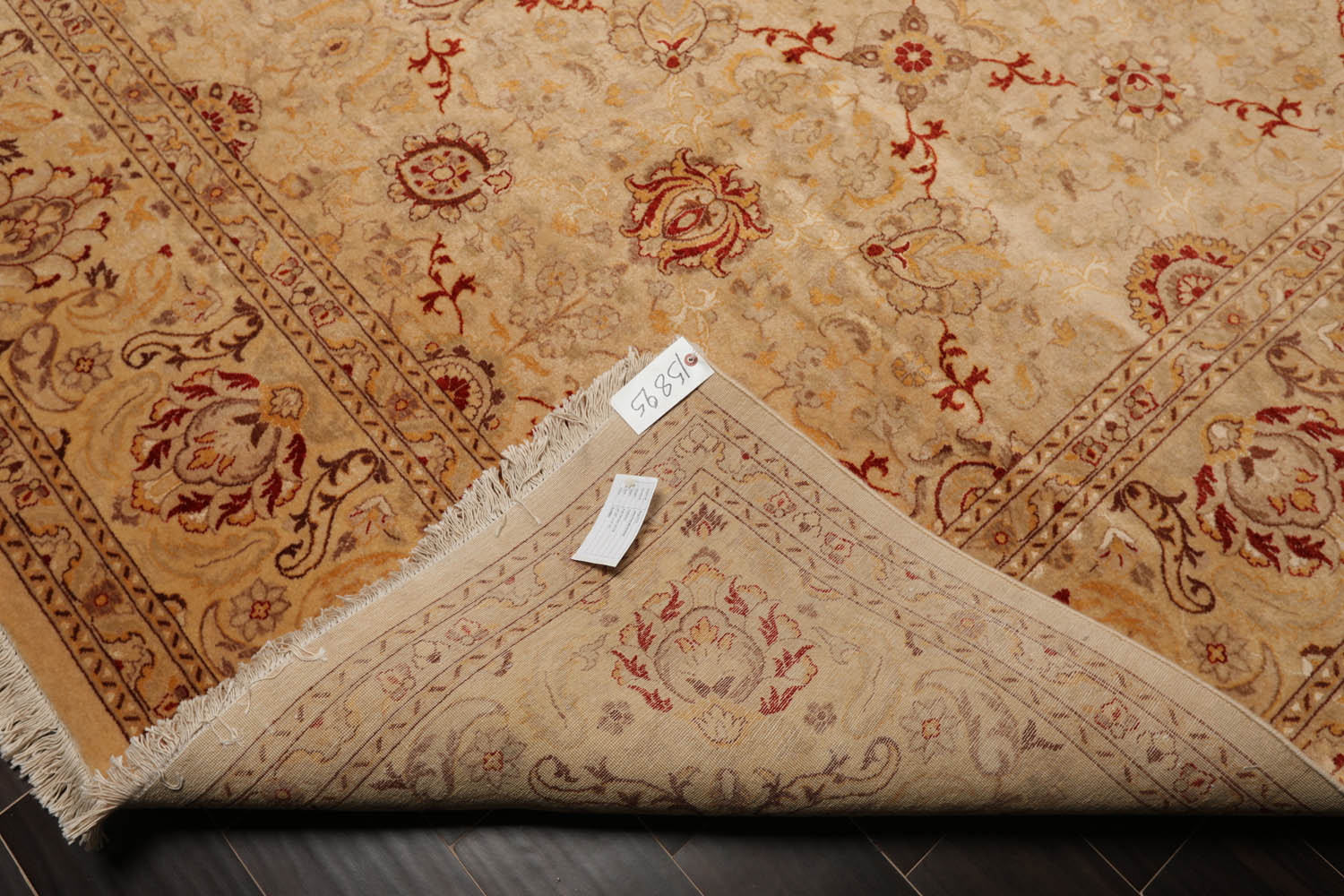 9x12 Beige, Brown, Red Color Hand Knotted Pak Persian 100% Wool Traditional Oriental Rug