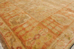 6x9 Tan, Teracotta, Gold Color Hand Knotted Oushak 100% Wool Traditional Oriental Rug