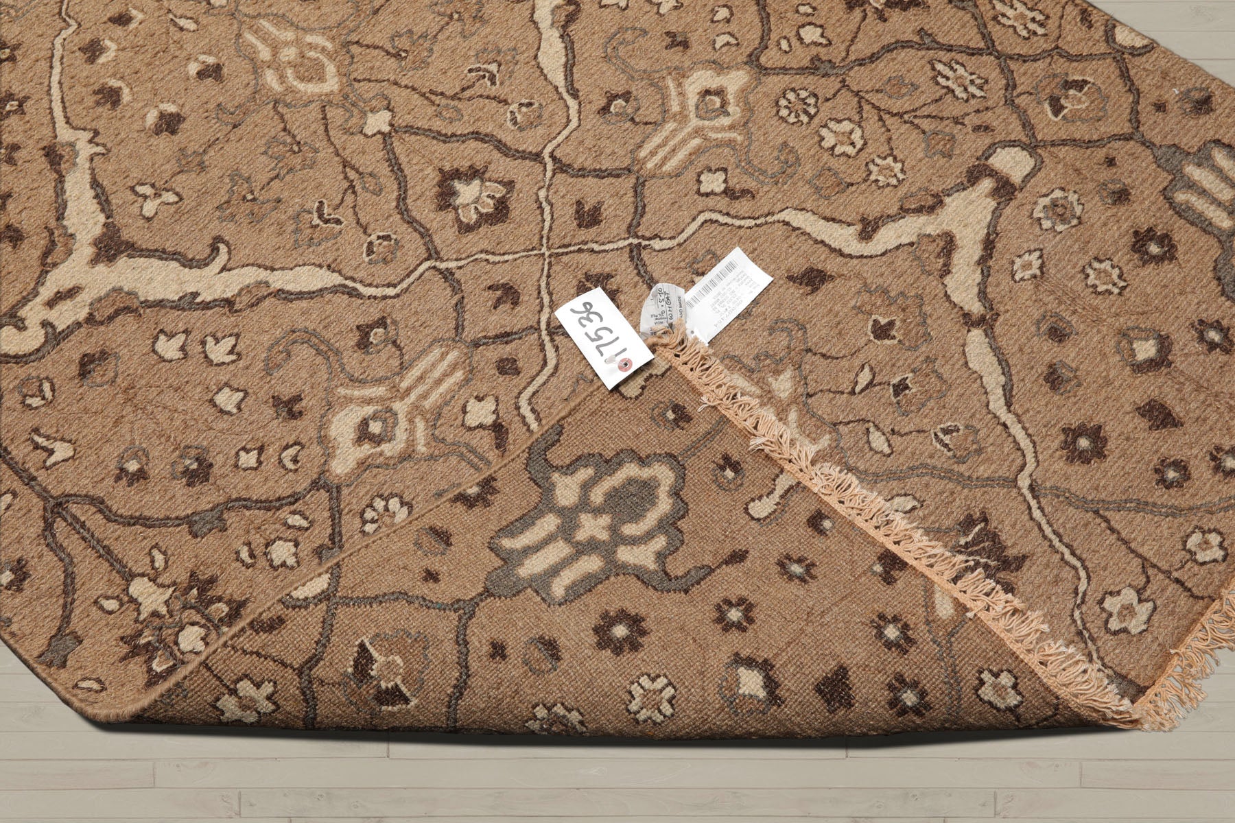 4x6 Camel, Beige, Chocolate Color Hand Knotted Soumak 100% Wool Traditional Oriental Rug