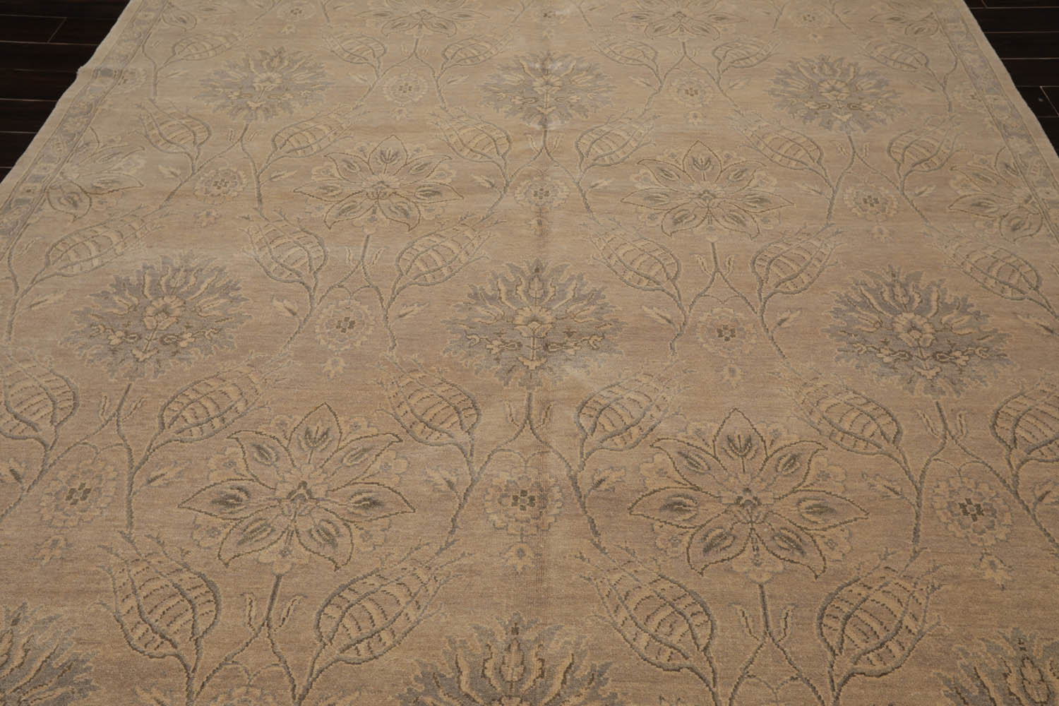 8x10 Gray, Beige, Color Hand Knotted Tibetan 100% Wool Transitional Oriental Rug