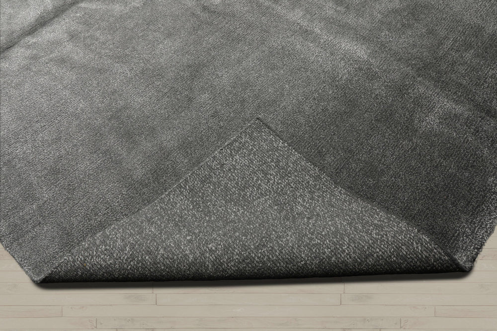 Palace Gray tone on tone, , Color Hand Knotted  Wool & Silk Modern Oriental Rug