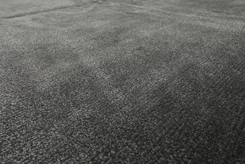 Palace Gray tone on tone, , Color Hand Knotted  Wool & Silk Modern Oriental Rug