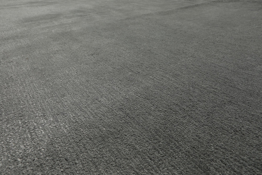 Palace Gray tone on tone, , Color Hand Knotted  Wool & Silk Modern Oriental Rug