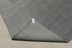 Palace Gray tone on tone, , Color Hand Knotted  Wool & Silk Modern Oriental Rug