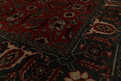 4x6 Antique Rose, Teal, Beige Color Hand Knotted Caucasian 100% Wool Traditional Oriental Rug
