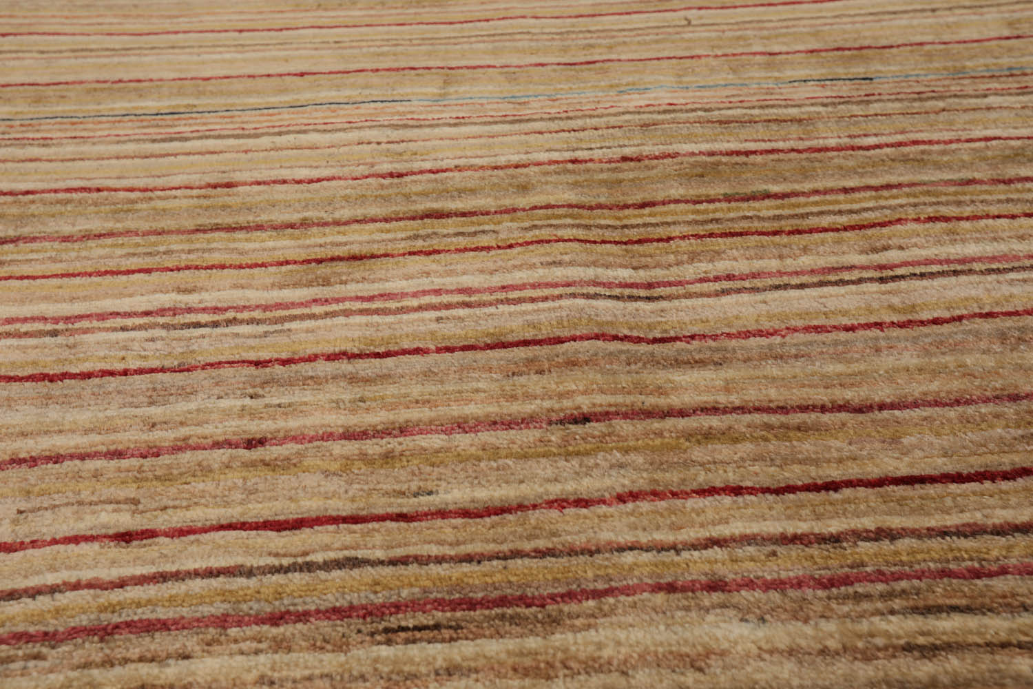 4x6 Beige, Navy, Tan Color Hand Knotted Peshawar 100% Wool Modern Oriental Rug