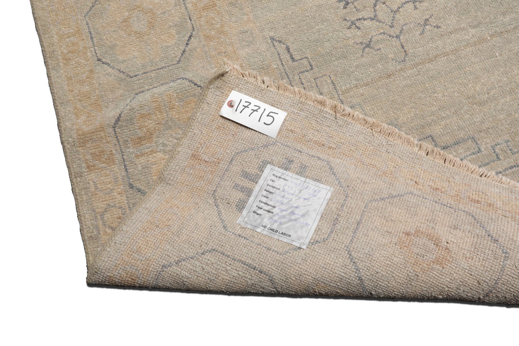 Multi Size Beige Mint Caramel Color Hand Knotted Afghan Oushak Wool Traditional Oriental Rug