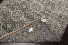 4x6 Gray, , Color Hand Knotted  100% Wool Transitional Oriental Rug
