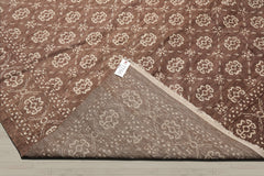 9x12 Brown, Beige, Color Hand Knotted  Wool Traditional Oriental Rug