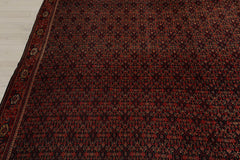 10x14 Black, Orange, Gold Color Hand Knotted  100% Wool Traditional Oriental Rug