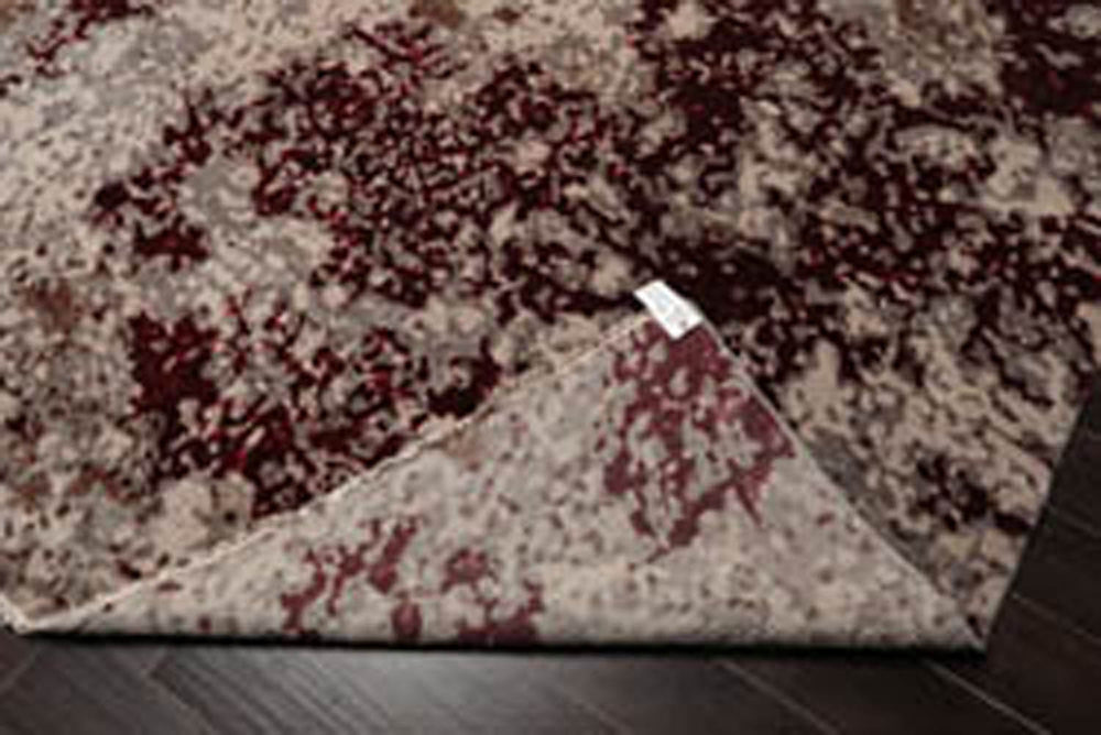 10x14 Brown, Beige, Wine Color Hand Knotted  100% Wool Modern Oriental Rug