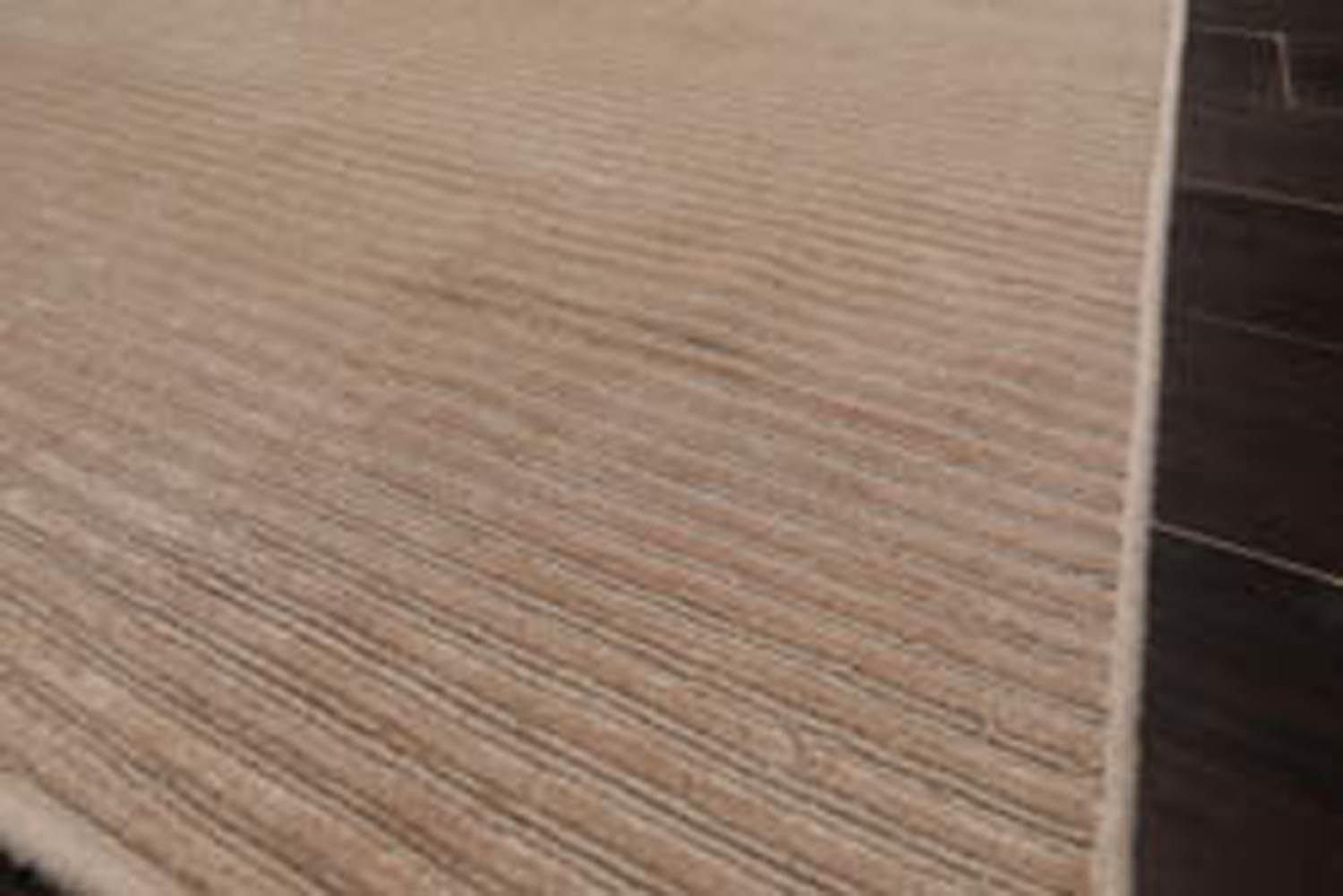 Runner Tone on Tone Beige, , Color Hand Knotted Tibetan 100% Wool Modern Oriental Rug