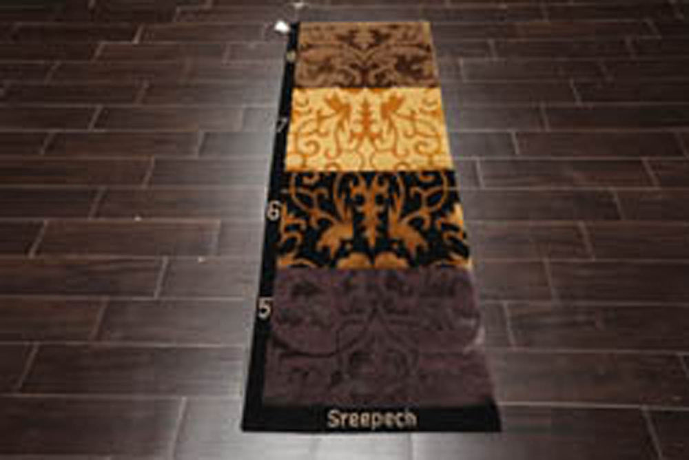 Runner Multicolor, , Color Hand Knotted  Wool Modern Oriental Rug