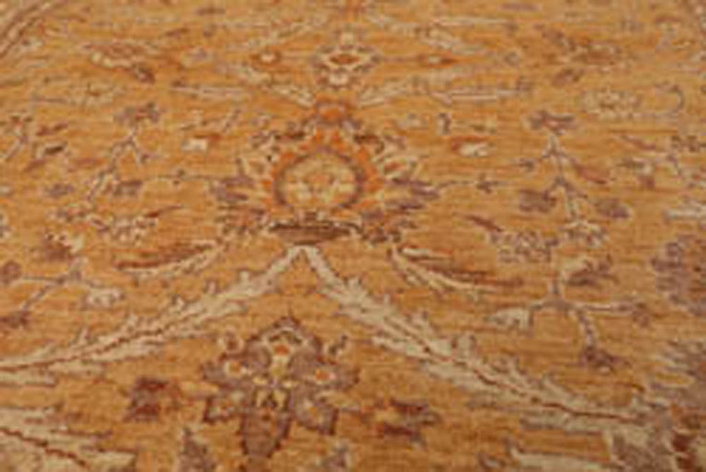 3x5 Caramel, Beige, Taupe Color Hand Knotted Chobi Peshawar 100% Wool Traditional Oriental Rug