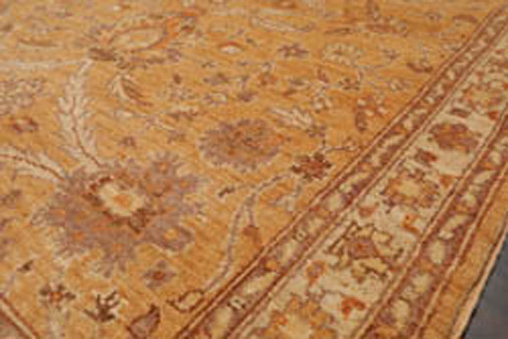 3x5 Caramel, Beige, Taupe Color Hand Knotted Chobi Peshawar 100% Wool Traditional Oriental Rug