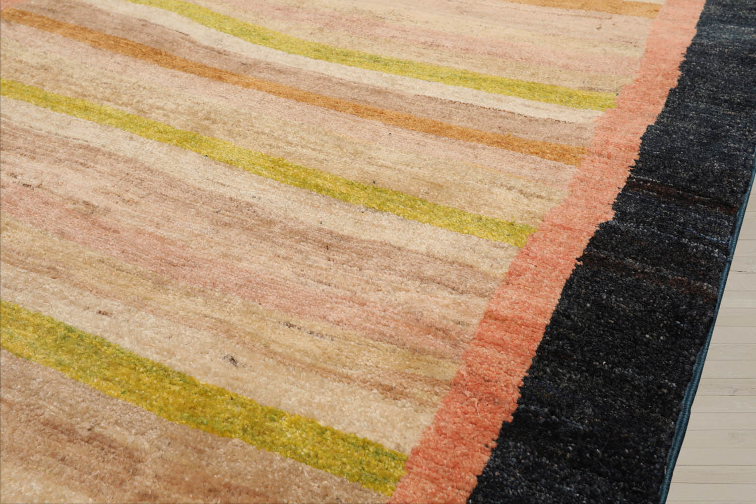 4x6 Beige, Taupe, Lime Color Hand Knotted Peshawar 100% Wool Modern Oriental Rug
