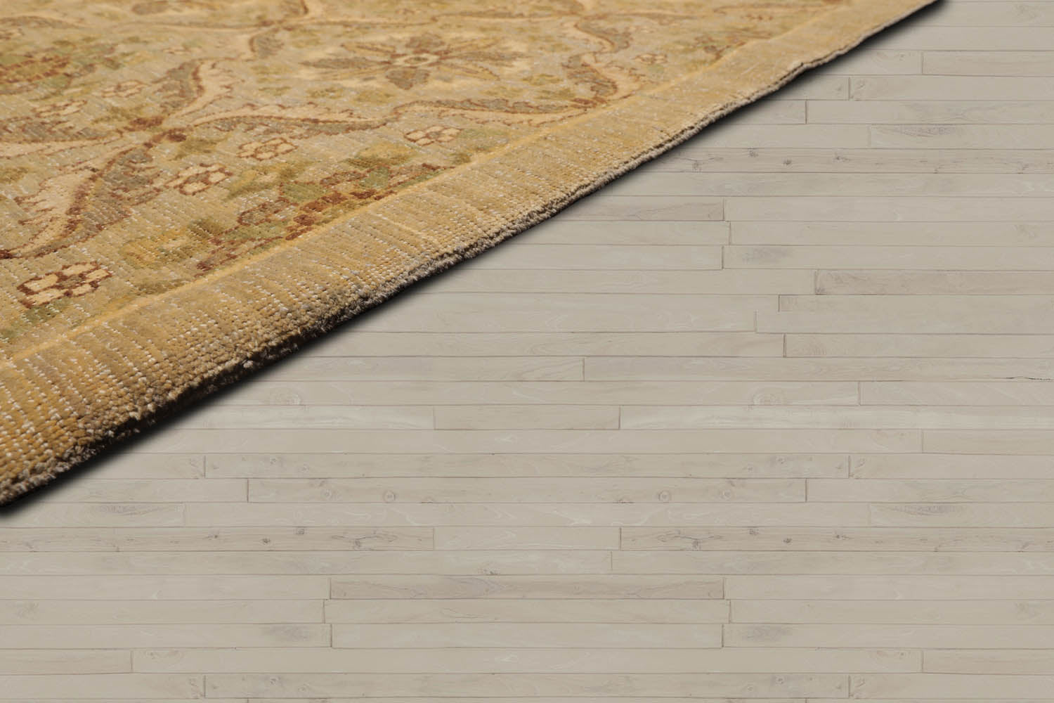 10x14 Tan, Gray, Beige Color Hand Knotted Peshawar 100% Wool Traditional Oriental Rug