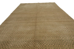 Knotted Rug Beige Sage Hand Knotted 4'x6' Michaelian and Kohlberg Modern Contemporary Tibetan 100% Wool Oriental Area Rug