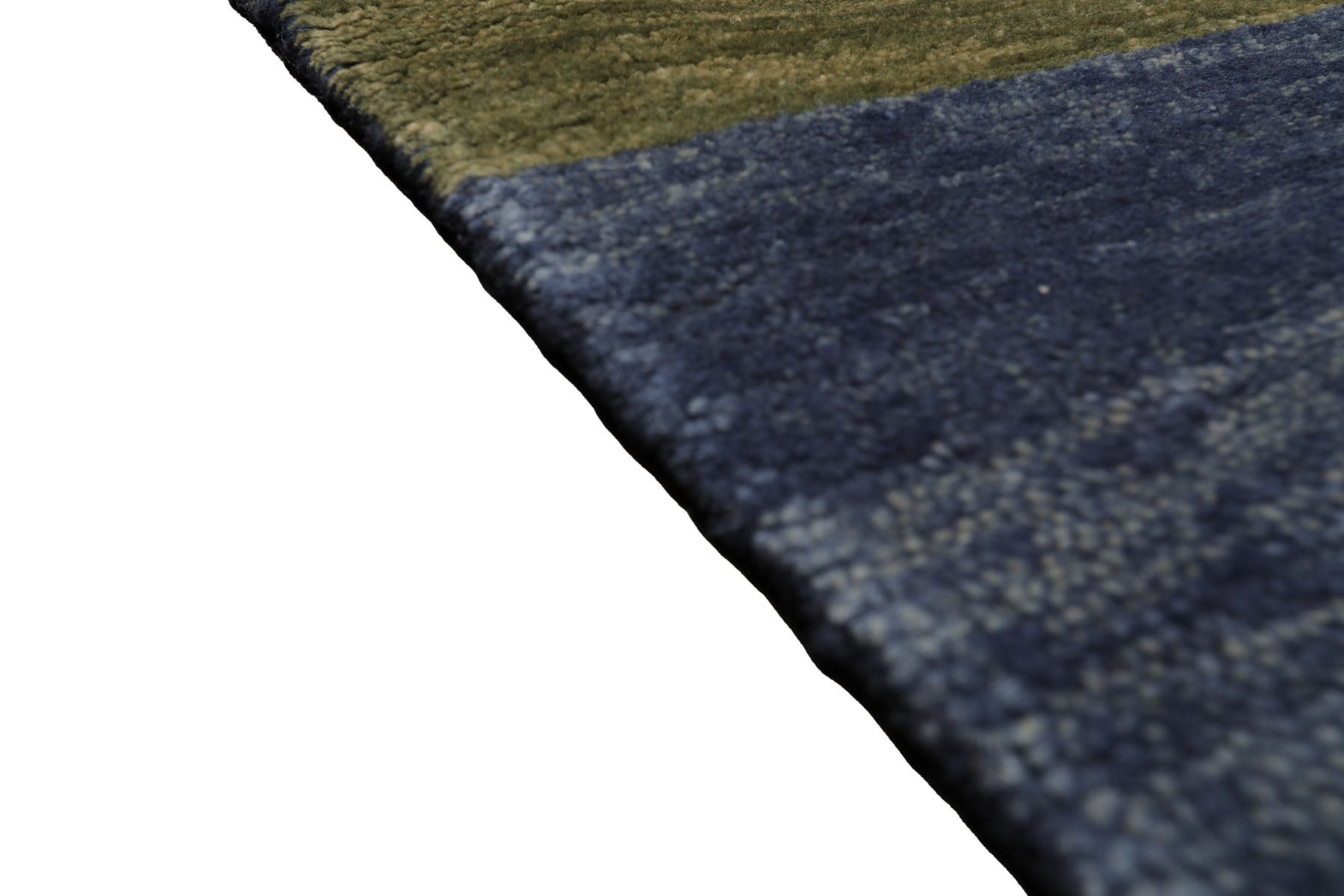 Knotted Rug Blue Green Hand Knotted 3'x5' Michaelian and Kohlberg Traditional Tibetan 100% Wool Oriental Area Rug