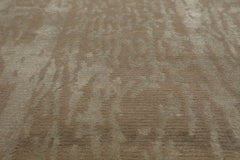 2x3 Tone on Tone Gray, , Color Hand Knotted  Wool & Silk Modern Oriental Rug