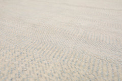 10x14 Beige, Gray, Color Hand Knotted  100% Wool Modern Oriental Rug
