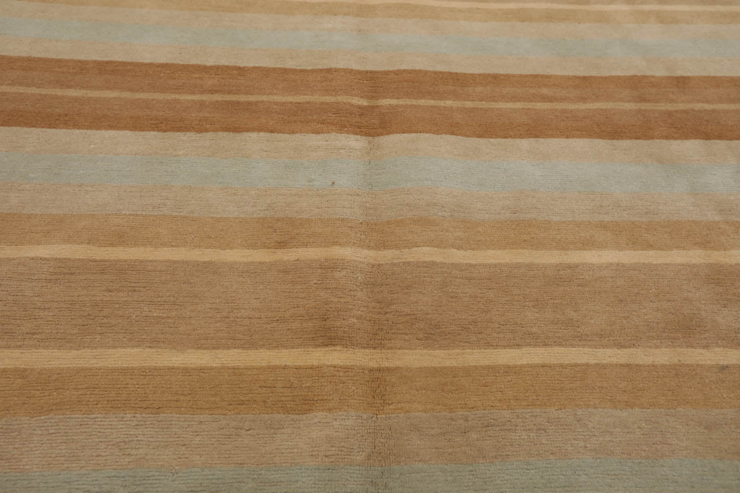 8x10 Tan, Aqua, Brown Color Hand Knotted  100% Wool Modern Oriental Rug