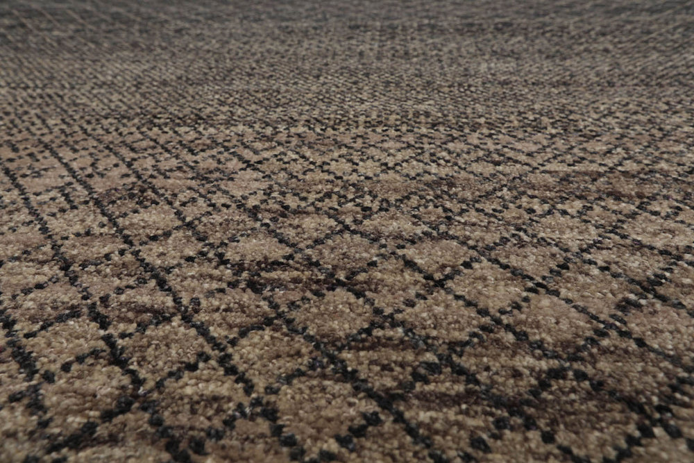 8x10 Gray, Beige, Color Hand Knotted  100% Wool Modern Oriental Rug