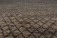 8x10 Gray, Beige, Color Hand Knotted  100% Wool Modern Oriental Rug