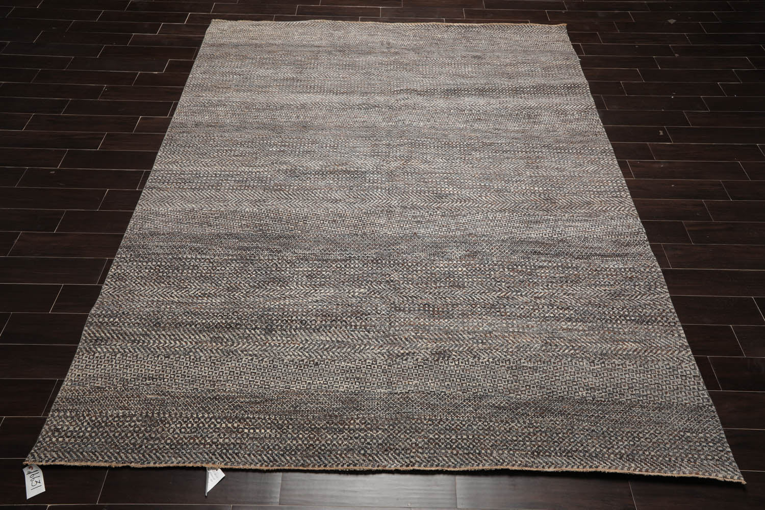 8x10 Ivory, Gray, Brown Color Hand Knotted  100% Wool Modern Oriental Rug