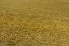 3x12 Olive, Green, Gold Color Hand Knotted Ombre 100% Wool Contemporary Oriental Rug