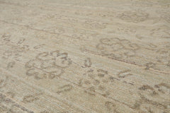 Multi Size Gray Beige Color Hand Knotted Oushak Wool Traditional Oriental Rug