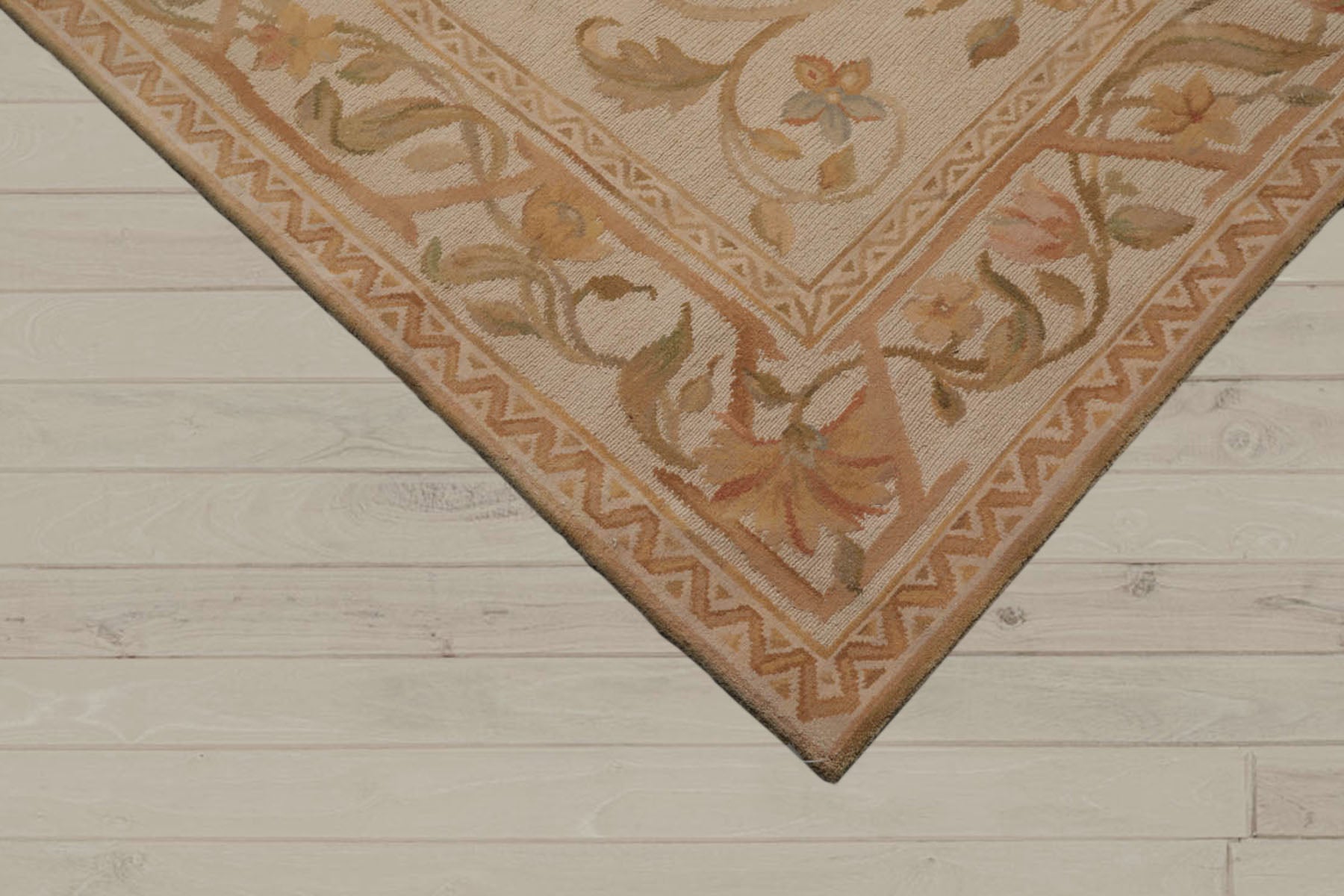 6x9 Beige, Tan, Light Gold Color Hand Knotted  100% Wool Traditional Oriental Rug