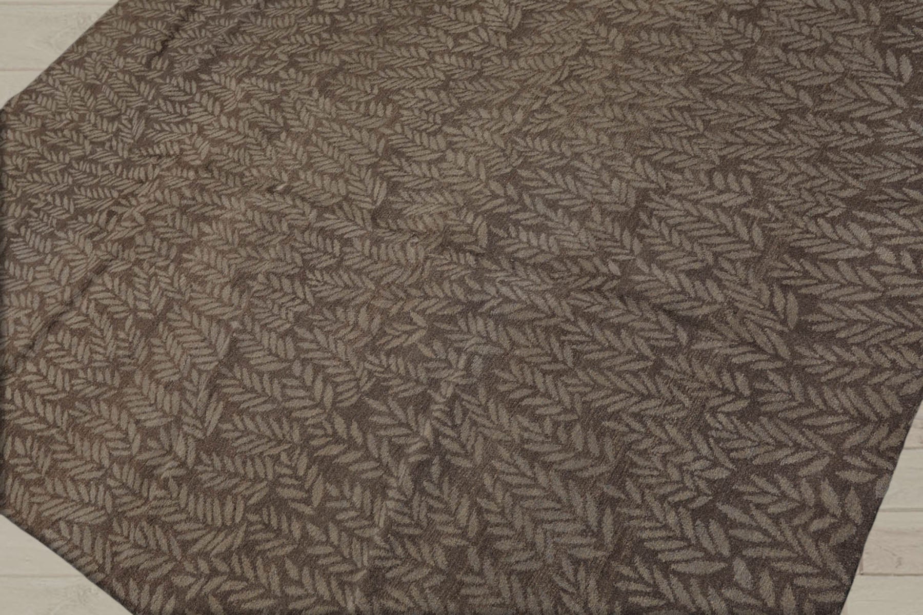 6x9 Taupe, Gray, Color Hand Knotted  100% Wool Transitional Oriental Rug